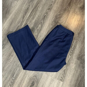 Chadwick’s 12P Navy Wool Slacks Slight Flare